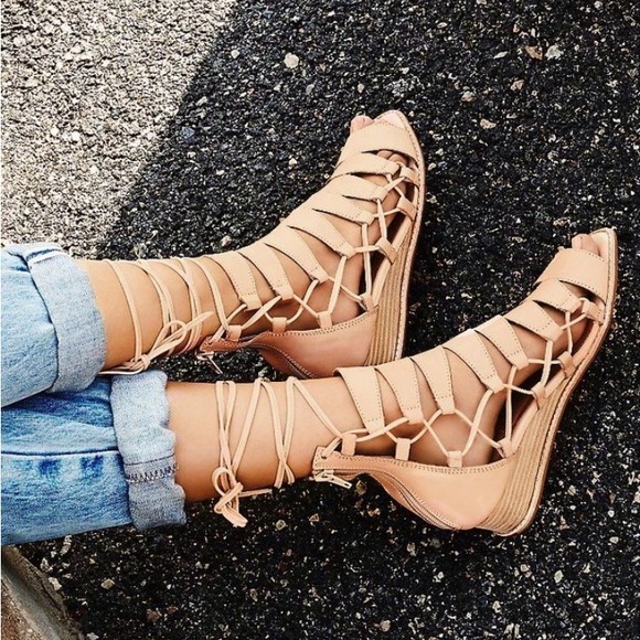 Jeffrey Campbell Shoes - Jeffery Campbell Women’s Zaferia Sandal in Natural 8